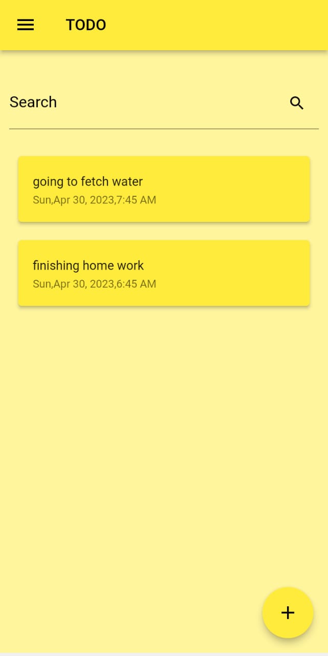 todo app preview